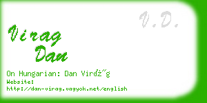 virag dan business card